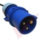 Vertical IEC (C19) Socket PDU with 16 Amp Commando Plug