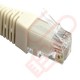 24 Pack of 20cm (8-inch) in White - Cat5e High Grade 125MHz 24AWG LSZH Patch Cables for 2U Patching