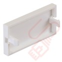 Excel Full Width 25mm Blank Plate White