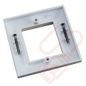 Excel White Single Gang Bevelled Plate 100-712