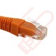 24 Pack of 15cm (6-inch) in Orange - Cat6 High Grade 250MHz 24AWG LSZH Patch Cables for 1U Patching