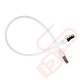 Cat6a Slim U/FTP Small Diameter Snagless Booted Patch Cables White