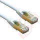 Cat8 Patch Cables RJ45 SFTP 40GB PVC Snagless Booted White