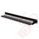 Cat5e 24 Port 1U Patch Panel UTP Angled Easy Punch