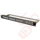 48 Port Patch Panel 1U Unloaded Keystone