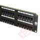 Excel 48 Port Cat5e Patch Panel 2U UTP Punch Down - Black 100-728