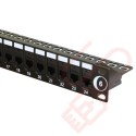 24 Port Cat6 Patch Panel 1U UTP Coupler