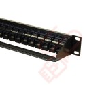 24 Port Cat6 Patch Panel 1U UTP Coupler