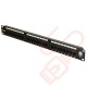 Excel 24 Port Cat6 Patch Panel 1U UTP Punch Down 100-304