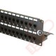 48 Port Cat6 Patch Panel 2U UTP Coupler