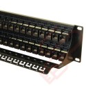 48 Port Cat6 Patch Panel 2U UTP Coupler