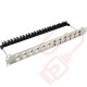 Excel Unloaded Angled 1U 24 Port Patch Panel Frame 100-024