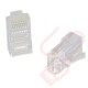Cat5e UTP RJ45 Crimp Connector Plug (50u) Unshielded for Stranded Cat5e Cable, 100 Pack