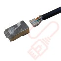 Cat6 RJ45 FTP 50u Crimp Plug Stranded (2 Part) 10Pk