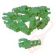 5.5mm Snagless Slimline RJ45 Crimp Boot 10 Pack Green