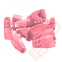 6mm RJ45 Snagless Bubble Boot 10 Pack Pink