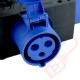 32Amp Power Junction Box -  IEC309 Commando Male Plug to 3x Commando Female Sockets Power Distribution Unit