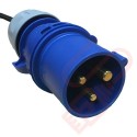 6 Way IEC (C19) Socket Horizontal PDU with 16 Amp Commando Plug
