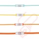 Orange Panduit Identification Sleeve For 2mm Simplex Fibre Cables 100 Pack