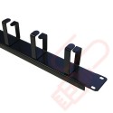 1U 5 Ring Cable Management Bar 65mm Rings