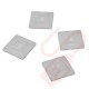 Neutral Adhesive Cable Tie Base - 100 Pack