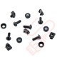 M6 Cage Nuts & Screws (bag of 50) in Black