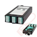 Zettonics LC OM4 Multimode 24 Fibre Splice Cassette Aqua