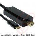 USB Type C Male to Mini Display Port Male Cable