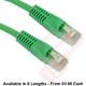 Cat5e Patch Cables Premium RJ45 UTP LSZH Bubble Booted Green