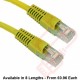 Cat5e Patch Cables Premium RJ45 UTP LSZH Bubble Booted Yellow