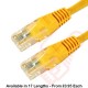 Cat6 Patch Cables RJ45 UTP High Grade PVC Flush Booted Yellow