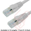 Cat6 Patch Cables RJ45 UTP Premium LSZH Snagless Booted White