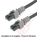 Patchsee Cat6 Patch Cables RJ45 UTP PVC Flush Booted