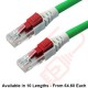 Lockable Cat6 Patch Cables RJ45 UTP LSZH Green