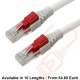 Lockable Cat6 Patch Cables RJ45 UTP LSZH White