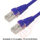 Excel Cat6 Patch Cables RJ45 UTP LSZH Snagless Booted Blue