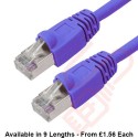 Cat6 Patch Cables RJ45 FTP Premium LSZH Bubble Booted Blue