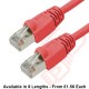 Cat6 Patch Cables RJ45 FTP Premium LSZH Bubble Booted Red