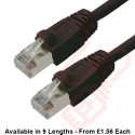 Cat6 Patch Cables RJ45 FTP Premium LSZH Bubble Booted Black