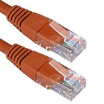 Cat5e Patch Cables RJ45 UTP High Grade PVC Flush Booted Orange