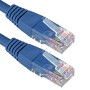 Cat5e Patch Cables RJ45 UTP High Grade PVC Flush Booted Blue