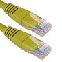 Cat5e Patch Cables RJ45 UTP High Grade PVC Flush Booted Yellow