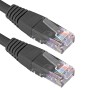 Cat5e Patch Cables RJ45 UTP High Grade PVC Flush Booted Black