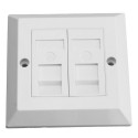 Cat5e Faceplates, Modules and Jacks