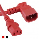 Angled C13-C14 IEC Power Extension Cables